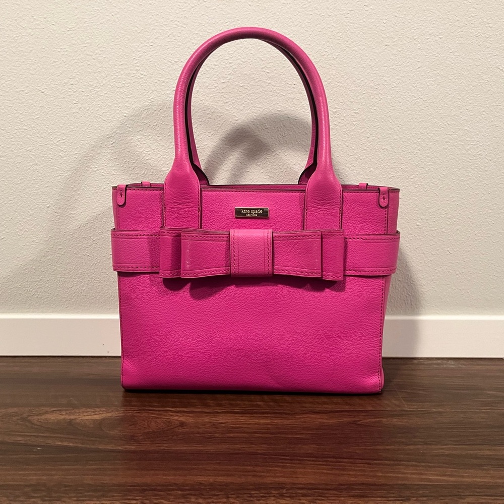 Kate Spade Hot Pink Bow Purse